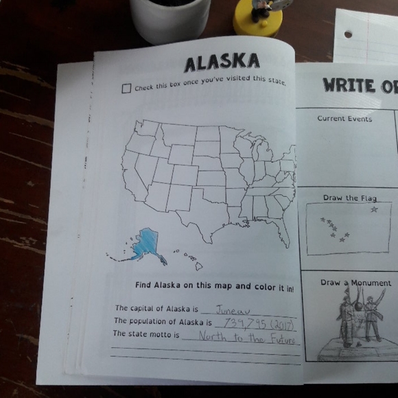 United States Homeschool Workbook - Picture 12 of 16